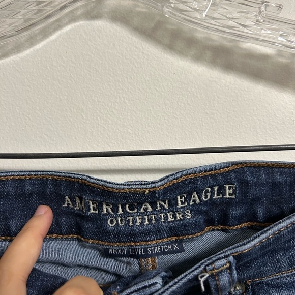 American  Eagle Midi Jean Shorts - Picture 3 of 5